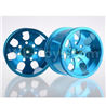 HSP 94188 spare parts-188839-04 Upgrade Aluminum Wheel Rim ,Upgrade Metal Wheel hub(2pcs)-Blue,Upgrade HSP 94188 RC Car Truck Parts,Upgrade HSP 1:10 RC Truck Spare parts Accessories,HSP 94188 Upgrade Parts
